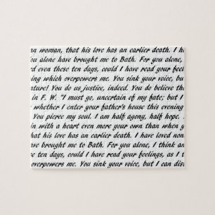 Puzzle Texto de la persuasión