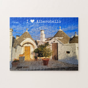 Puzzle texto personalizado, impresionante ciudad de Alber