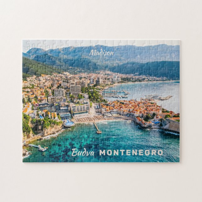 Puzzle Texto personalizado Montenegro (Horizontal)