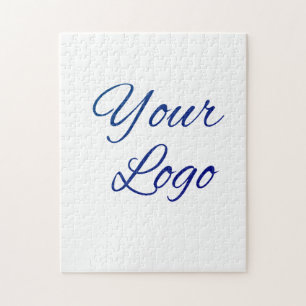 Puzzle texto simple mínimo agregue su logotipo/diseño aqu