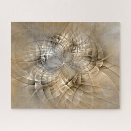 Puzzle Textura de arte fractal moderno abstracto tonos te