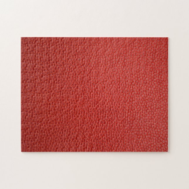 Puzzle Textura de cuero rojo (Horizontal)