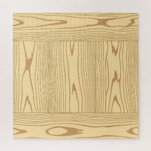 Puzzle Textura de grano de madera de roble ligera minimal