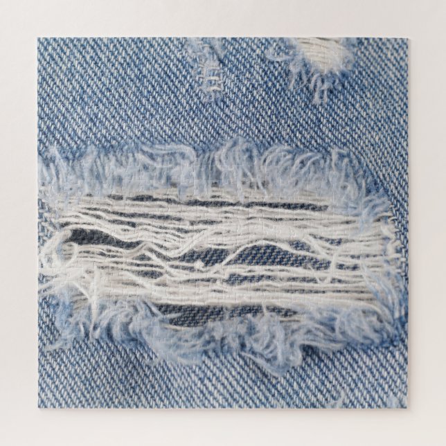 Puzzle Textura de jeans desvergonzados (Vertical)
