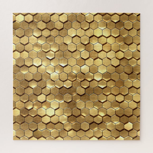 Puzzle Textura de la representación 3D del Honeycomb dora (Vertical)