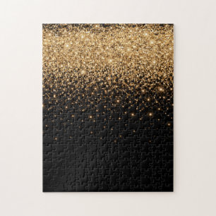 Puzzle Textura de lujo elegante con brillo dorado