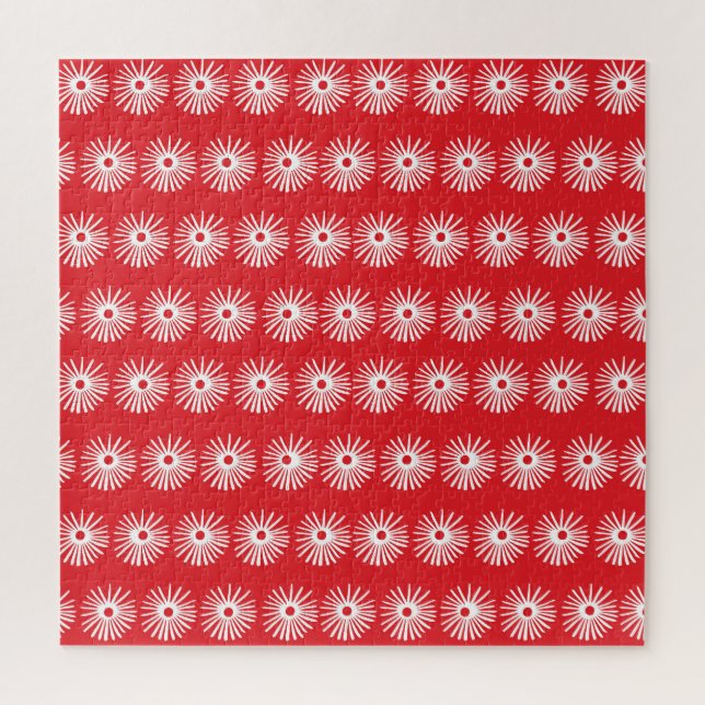 Puzzle Textura floral abstracta blanca negra. (Vertical)