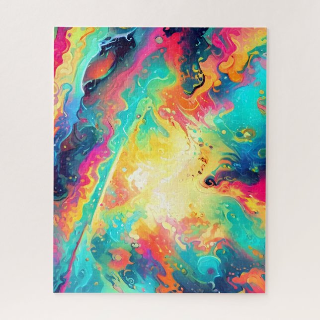 Puzzle Textura fractal abstracta (Vertical)