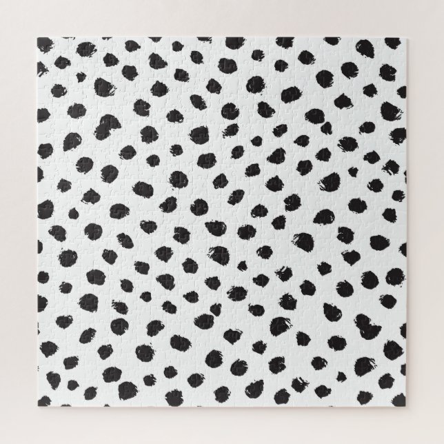 Puzzle Textura Leopard: Patrón Vintage de Seamless. (Vertical)