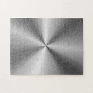 Puzzle Textura radial metálica personalizada