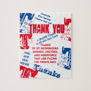PUZZLE THANK YOU DOCTORS,NURSES & FIRST RESPONDERS