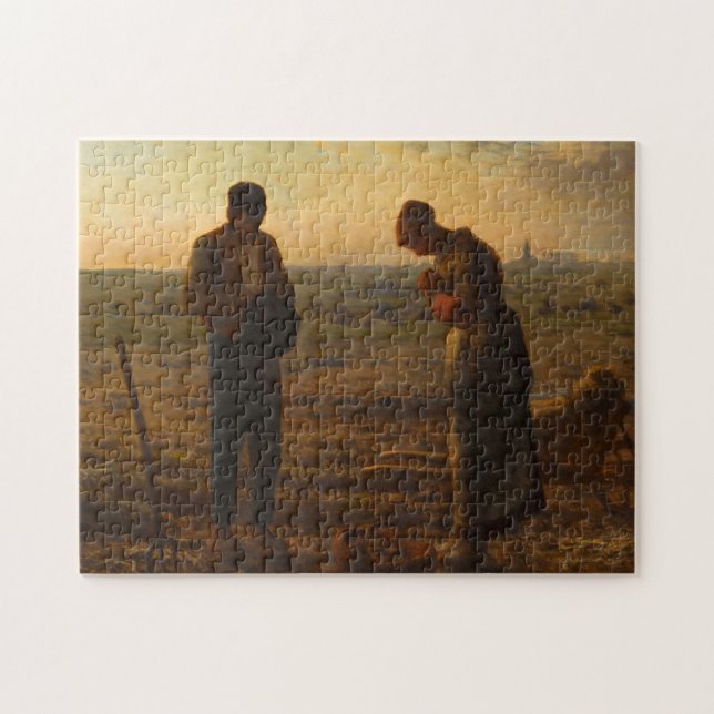 Puzzle The Angelus, 1857-1859 por Jean-Francois Millet (Horizontal)