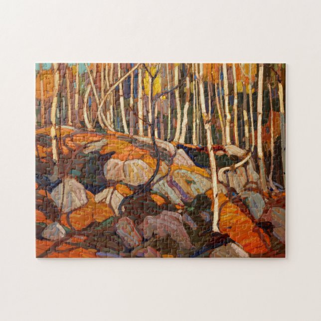 Puzzle The Birch Grove, Otoño, 1915-1916 por Tom Thomson (Horizontal)
