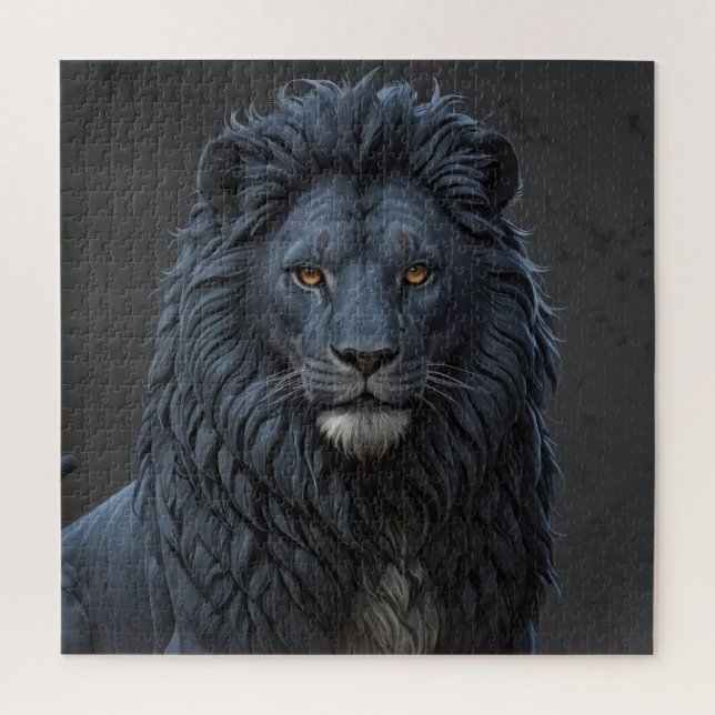 Puzzle The Blue Lion  (Vertical)