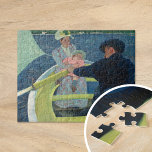 Puzzle The Boating Party | Mary Cassatt<br><div class="desc">The Boating Party (1893-1894) by American impressionist artist Mary Cassatt. Original fine art piece is an oil painting on canvas. 

Use the design tools to add custom text or personalize the image.</div>