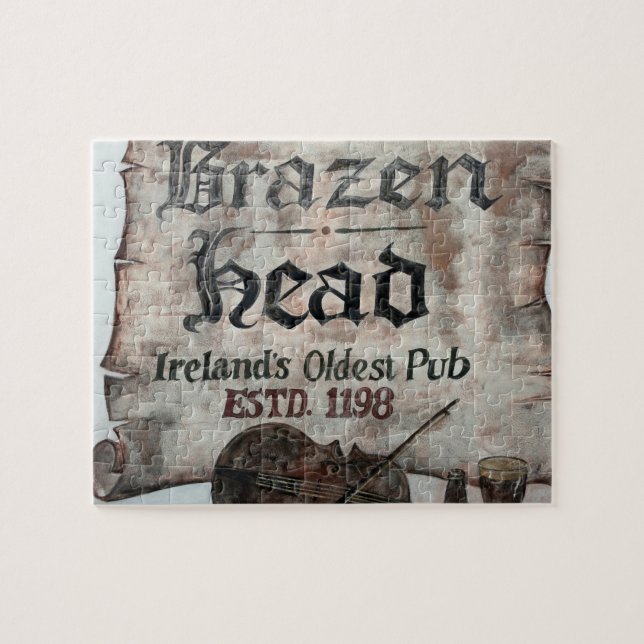 Puzzle The Brazen Head pub, Dublín, Irlanda (Horizontal)