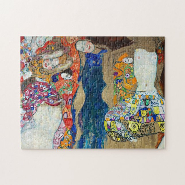 Puzzle The Bride, 1917-1918 por Gustav Klimt (Horizontal)