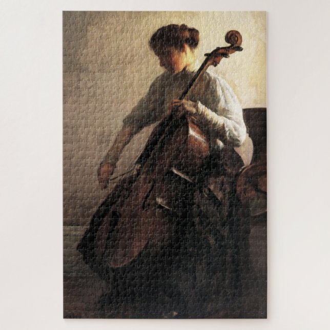 Puzzle The Cellist (por Joseph DeCamp) (Vertical)