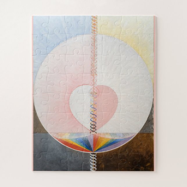 Puzzle The Dove, No. 1, Hilma af Klint, Heart (Vertical)