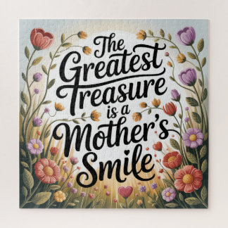 Puzzle The Greatest Treasure Is A Mother's Smile