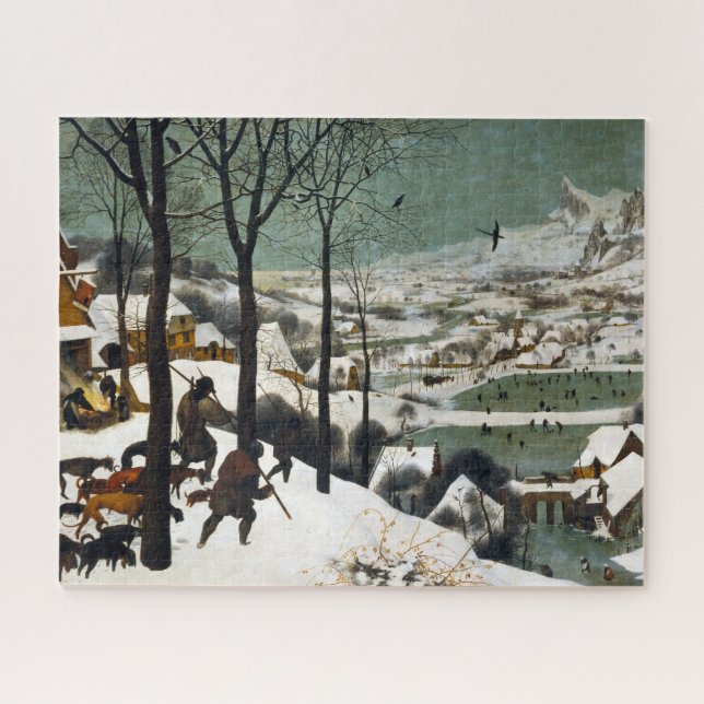 Puzzle The Hunters in the Snow, Pieter Bruegel (Horizontal)