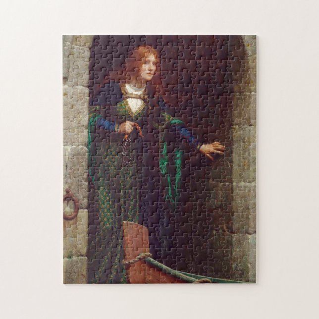 Puzzle The Keys, c. 1909 por Edmund Blair Leighton (Vertical)