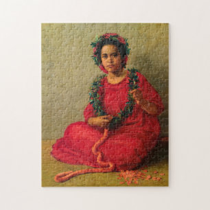 Puzzle The Lei Maker, 1901, de Theodore Wores