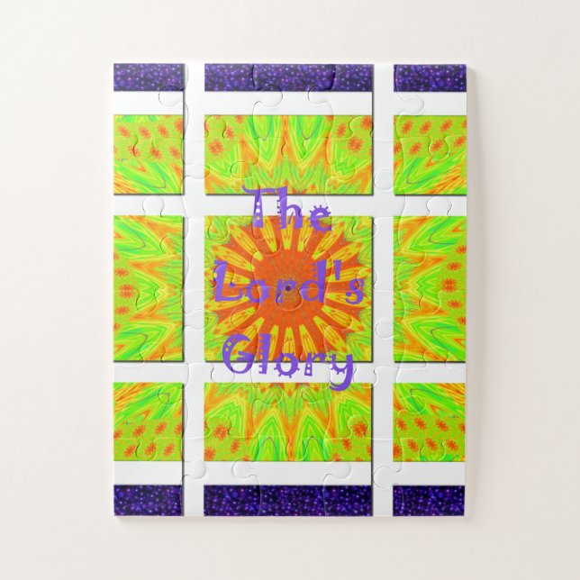 Puzzle The Lord’s Glory inspired text (Vertical)