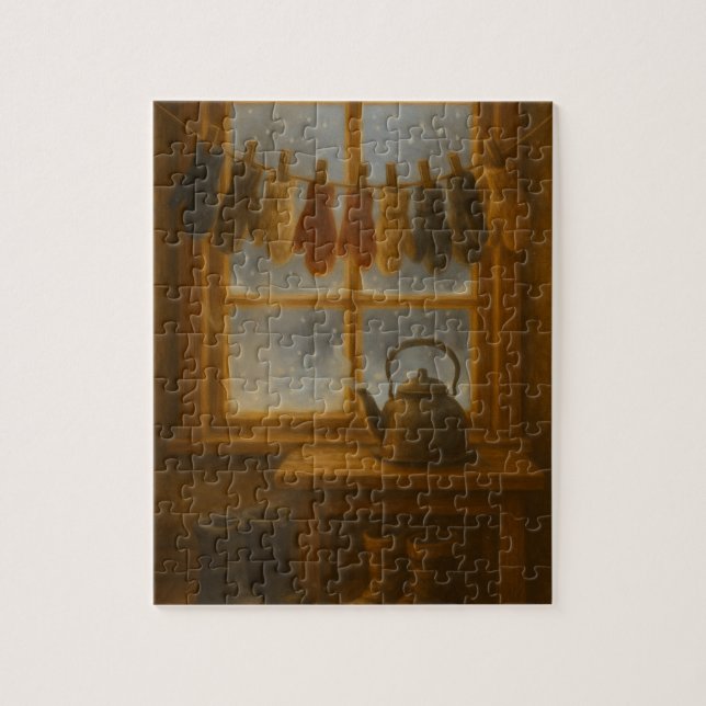 Puzzle The Mitten Line – Warmth Waiting Inside (Vertical)