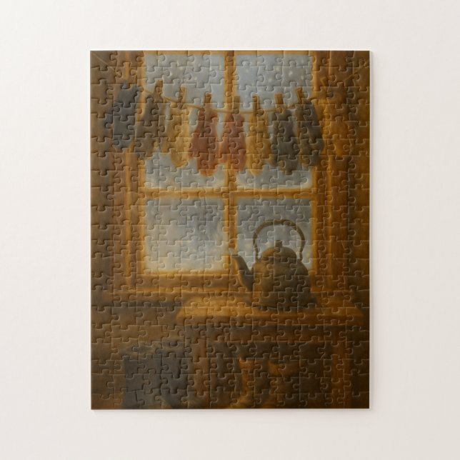 Puzzle The Mitten Line – Warmth Waiting Inside (Vertical)