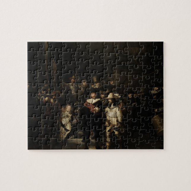 Puzzle The Night Watch by Rembrandt van Rijn (Horizontal)