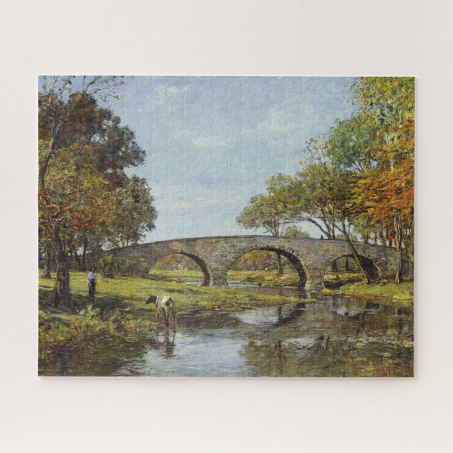 Puzzle The Old Bridge (por Theodore Robinson) (Horizontal)
