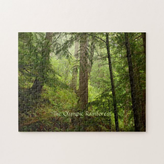 Puzzle The Olympic Rainforest Photo (Horizontal)