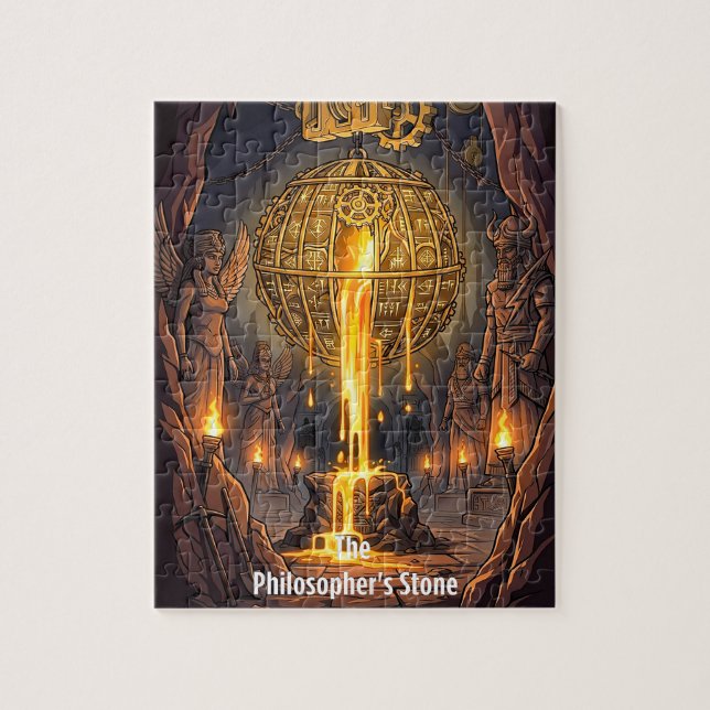 Puzzle The Philosopher's Stone Alchemical Sphere Graphic (Vertical)