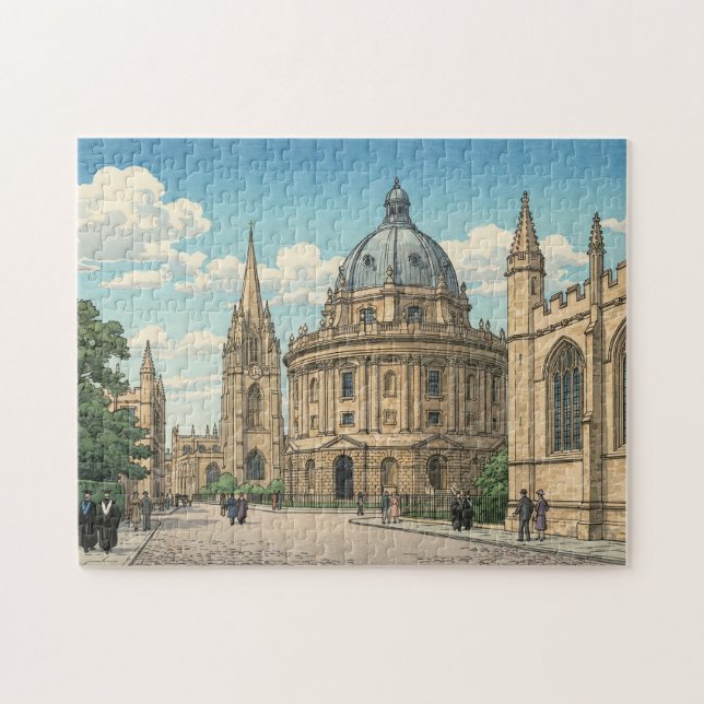 Puzzle The Radcliffe Camera in Oxford University  (Horizontal)