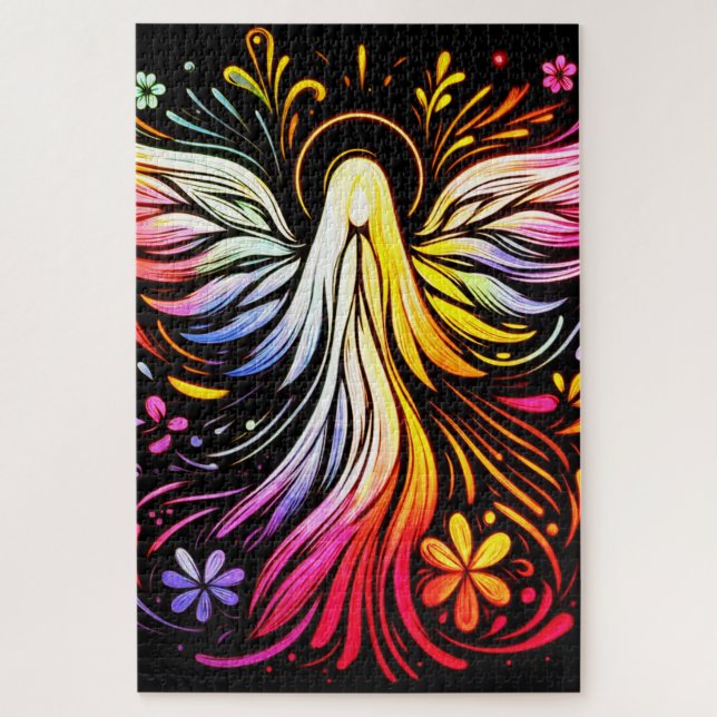 Puzzle The Retro Angel Poster for Adults 20x30 1014 piece (Vertical)