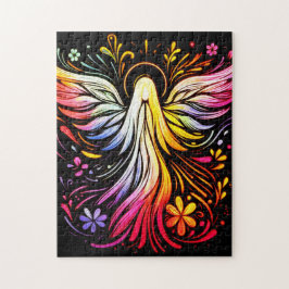 Puzzle The Retro Angel Posters for Adults