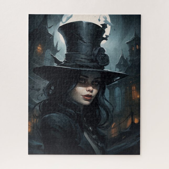 Puzzle The Secret of the Mysterious Woman (Vertical)