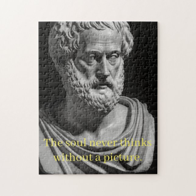 Puzzle The soul never thinks without a picture (Vertical)