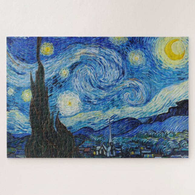 Puzzle The Starry Night - Vincent Van Gogh (Horizontal)