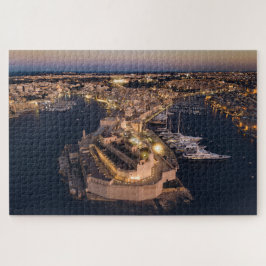 Puzzle The Three Cities Valletta Malta Aerial Seascape