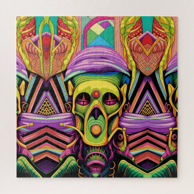 Puzzle The Three Cyborg Problem (Vertical)