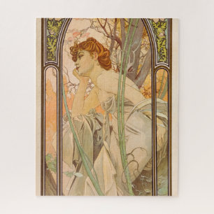 Puzzle The Times of the Day, Evening Contemplation, 1899