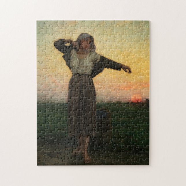 Puzzle The Tired Gleaner, 1880 por Jules Breton (Vertical)
