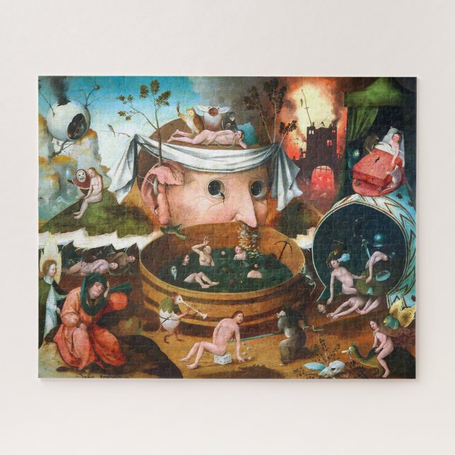 Puzzle The Vision of Tondal | Hieronymus Bosch | (Horizontal)