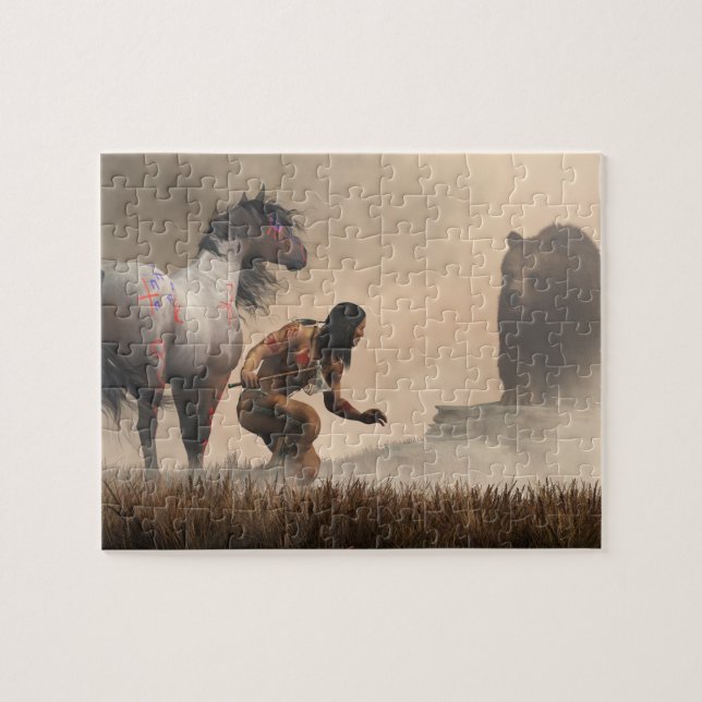 Puzzle The Warrior and the Bear (Horizontal)