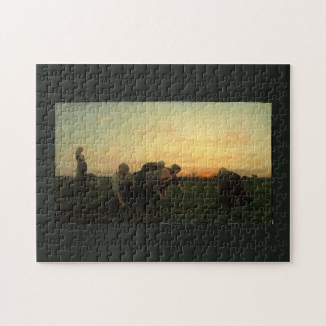 Puzzle The Weeders - Pintura Bella Artes de Jules Breton  (Horizontal)