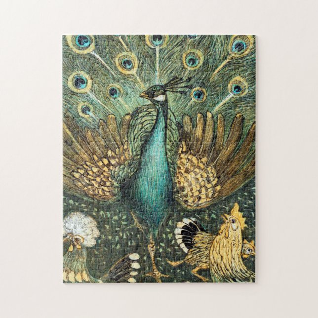 Puzzle Theo Van Hoytema Vintage Peacock (Vertical)