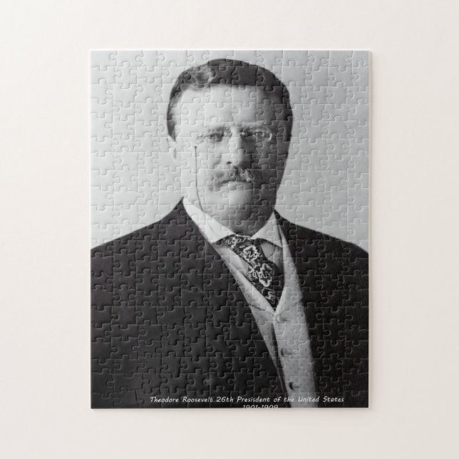 Puzzle Theodore Roosevelt 26º Presidente de América. (Vertical)