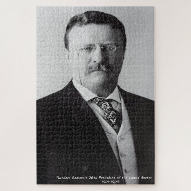 Puzzle Theodore Roosevelt 26° presidente de América (Vertical)